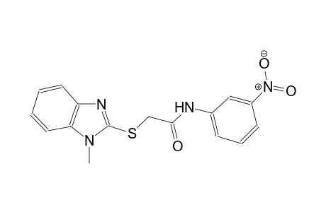 acetamide, 2-[(1-methyl-1H-benzimidazol-2-yl)thio]-N-(3-nitrophenyl)-