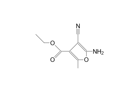 2-Amino-3-cyano-4-ethoxycarbonyl-5-methyl-furan