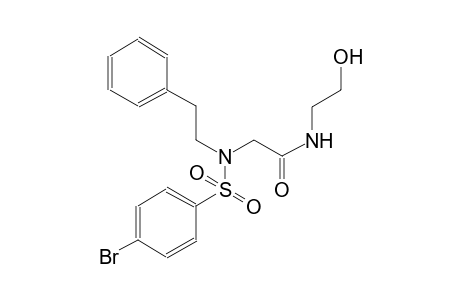 acetamide, 2-[[(4-bromophenyl)sulfonyl](2-phenylethyl)amino]-N-(2-hydroxyethyl)-