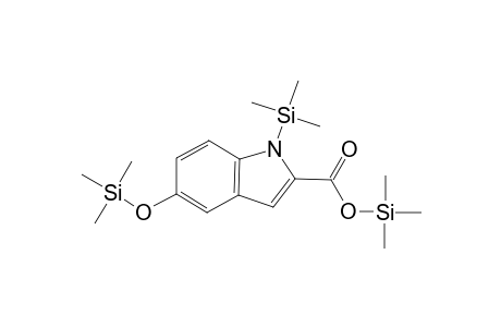5-Hydroxyindole-2-carboxylic acid, 3TMS