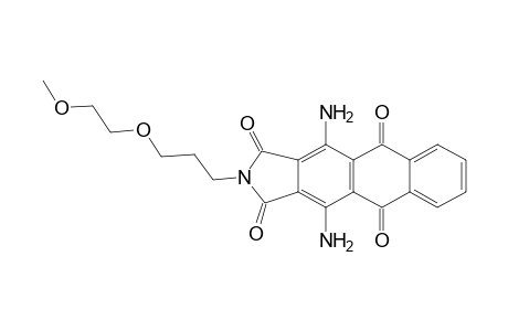 1H-naphth[2,3-f]isoindole-1,3,5,10(2H)-tetrone, 4,11-diamino-2-[3-(2-methoxyethoxy)propyl]-