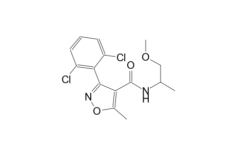3-(2,6-dichlorophenyl)-N-(2-methoxy-1-methylethyl)-5-methyl-4-isoxazolecarboxamide