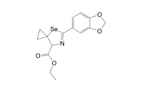 Ethyl 2-[3',4'-(methylenedioxy)phenyl]-5-cyclopropa-selenazoline-4-carboxylate