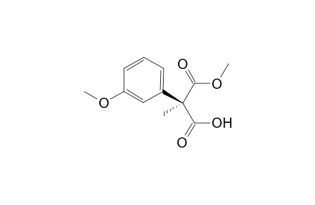 (2R)-3-keto-3-methoxy-2-(3-methoxyphenyl)-2-methyl-propionic acid