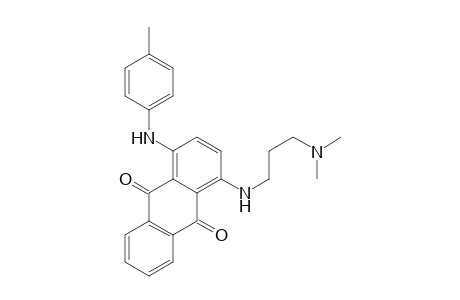 1-[3-(dimethylamino)propylamino]-4-(4-methylanilino)anthracene-9,10-dione