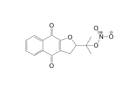 2-(4,9-dioxo-2,3,4,9-tetrahydronaphtho[2,3-b]furan-2-yl)propan-2-yl nitrate