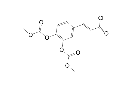 Carbonic acid, methyl ester, diester with 3,4-dihydroxycinnamoyl chloride