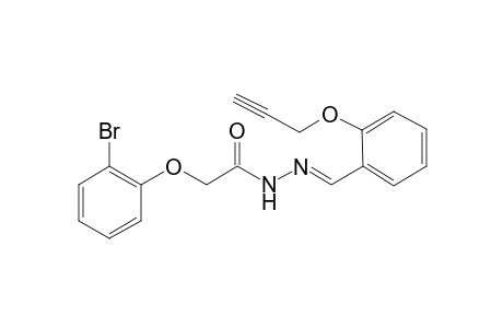 2-(2-Bromophenoxy)-N'-((E)-[2-(2-propynyloxy)phenyl]methylidene)acetohydrazide