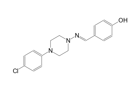 phenol, 4-[(E)-[[4-(4-chlorophenyl)-1-piperazinyl]imino]methyl]-