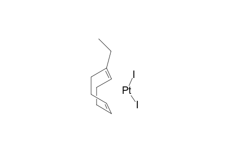 .eta.4-((1Z,5Z)-1-Ethylcycloocta-1,5-diene)diiodido platinum