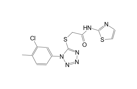 2-[1-(3-Chloro-4-methyl-phenyl)-1H-tetrazol-5-ylsulfanyl]-N-thiazol-2-yl-acetamide