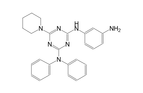 1,3,5-triazine-2,4-diamine, N~2~-(3-aminophenyl)-N~4~,N~4~-diphenyl-6-(1-piperidinyl)-