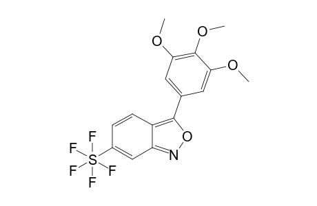 6-(PENTAFLUOROSULFANYL)-3-(3,4,5-TRIMETHOXYPHENYL)-BENZO-[C]-ISOXAZOLE
