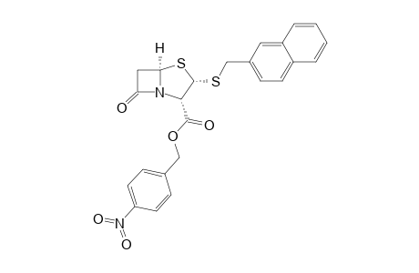 (+/-)-4-NITROBENZYL-(2S*,5R*)-3-(NAPHTHALEN-1-YLMETHYLSULFANYL)-7-OXO-4-THIA-1-AZABICYCLO-[3.2.0]-HEPTANE-2-CARBOXYLATE
