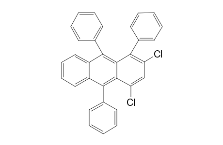 Anthracene, 1,2(or 2,4)-dichloro-4,9,10(or 1,9,10)-triphenyl-