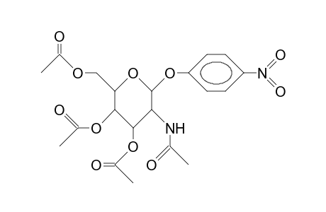 P-Nitro-phenyl 3,4,6-tri-O-acetyl-2-acetamido-2-deoxy-B-D-glucopyranoside