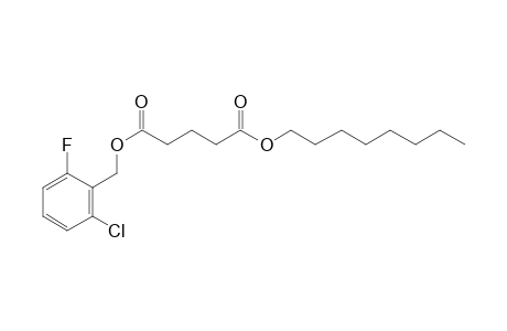 Glutaric acid, 2-chloro-6-fluorobenzyl octyl ester