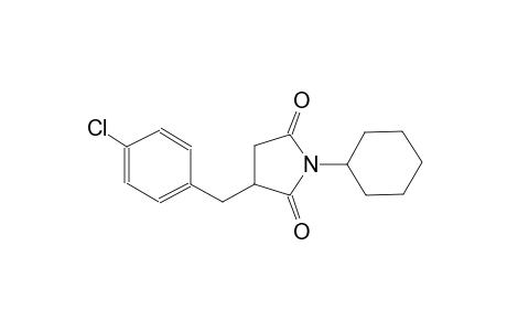 2,5-pyrrolidinedione, 3-[(4-chlorophenyl)methyl]-1-cyclohexyl-