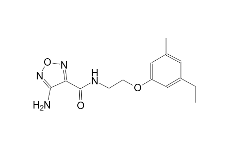 4-Amino-furazan-3-carboxylic acid [2-(3-ethyl-5-methyl-phenoxy)-ethyl]-amide