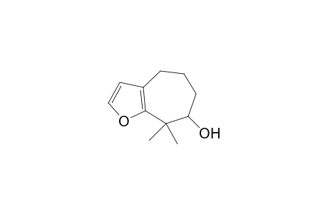 8,8-Dimethyl-7-hydroxy-4,5,7,8-tetrahydro-6H-cyclohepta[b]furan