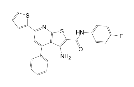 thieno[2,3-b]pyridine-2-carboxamide, 3-amino-N-(4-fluorophenyl)-4-phenyl-6-(2-thienyl)-