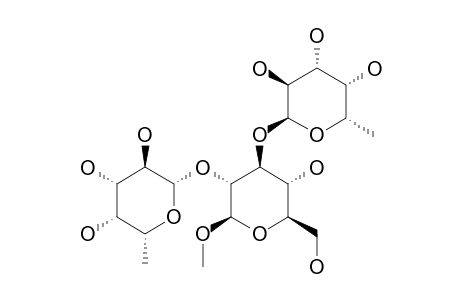 METHYL-2-O-(ALPHA-L-FUCOPYRANOSYL)-3-O-(BETA-L-FUCOPYRANOSYL)-BETA-D-GALACTOPYRANOSIDE