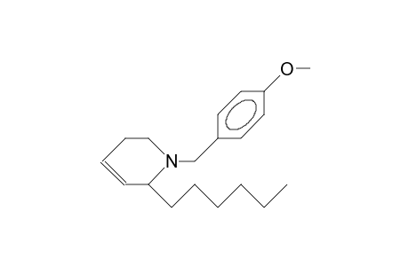 1-(4-Methoxy-benzyl)-2-hexyl-1,2,5,6-tetrahydro-pyridine