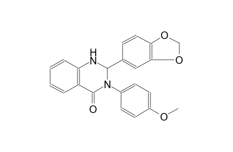 2-(1,3-benzodioxol-5-yl)-3-(4-methoxyphenyl)-2,3-dihydro-4(1H)-quinazolinone