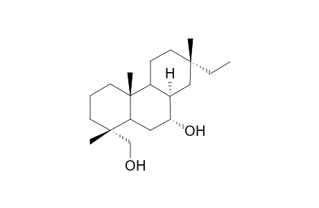 15,16-Dihydro-8,13-di-epi-pimarane-7.alpha.,19-diol