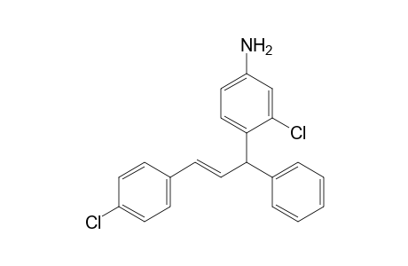(E)-3-Chloro-4-[3-(4-chlorophenyl)-1-phenylallyl]aniline