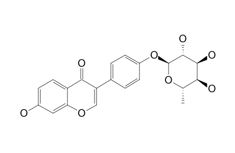 METABOLITE-6;DAIDZEIN-4'-RHAMNOPYRANOSIDE