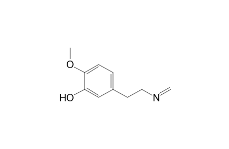 N-methylene-3-hydroxy-4-methoxyphenethylamine