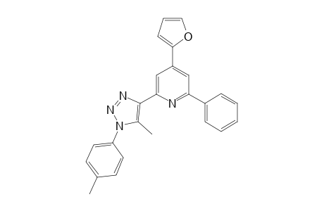 4-(furan-2-yl)-2-(5-methyl-1-(p-tolyl)-1H-1,2,3-triazol-4-yl)-6-phenylpyridine