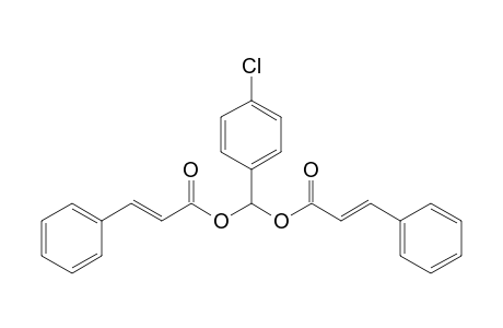 (E)-3-Phenyl-acrylic acid (4-chloro-phenyl)-[(E)-(3-phenyl-acryloyl)oxy]-methyl ester