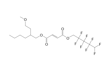 Fumaric acid, 2-(2-methoxyethyl)hexyl 2,2,3,3,4,4,5,5-octafluoropentyl ester