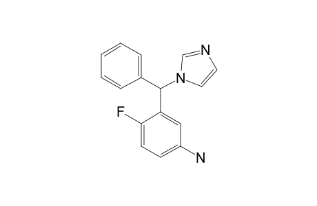1-[(5-AMINO-2-FLUOROPHENYL)-PHENYLMETHYL]-IMIDAZOLE