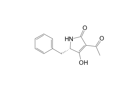 2H-Pyrrol-2-one, 3-acetyl-1,5-dihydro-4-hydroxy-5-(phenylmethyl)-, (S)-