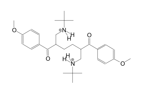 N~1~,N~6~-di(tert-butyl)-2,5-bis(4-methoxybenzoyl)-1,6-hexanediaminium