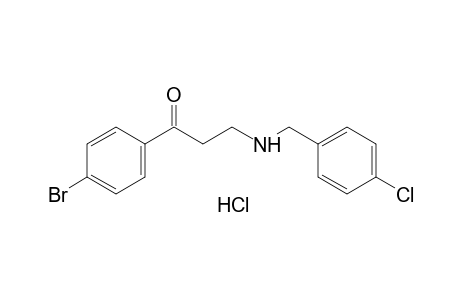 4'-bromo-3-(p-chlorobenzylamino)propiophenone, hydrochloride