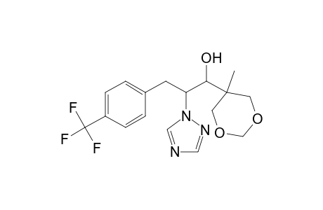 1-(5-Methyl-1,3-dioxan-5-yl)-2-(1,2,4-triazolyl)-3-(4-trifluoro-phenyl)-propanol diast.A