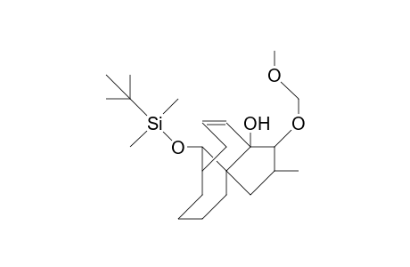 12-(T-Butyl-dimethyl-silyloxy)-octahydro-1-methoxymethoxy-2-methyl-3a,8-methano-3ah-cyclopentacyclododecen-11A(1H)-ol