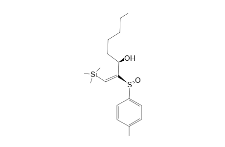 (Ss,R)-(E)-2-(p-Tolylsulfinyl)-1-(trimethylsilyl)-1-octen-3-ol