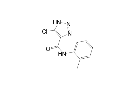 1,2,3-Triazole-4-carboxamide, N-(2-tolyl)-5-chloro-