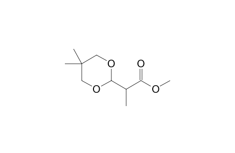 Methyl 2-(5,5-dimethyl-1,3-dioxan-2-yl)propanoate