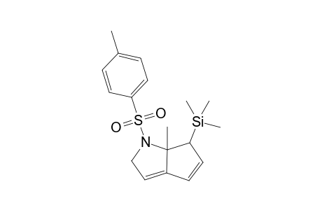 N-(Toluenesulfonamide)-6a-methyl-6-(trimethylsilyl)-1,2,6,6a-tetrahydrocyclopenta[b]pyrrole