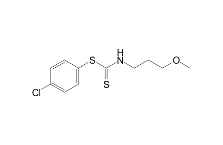 dithio(3-methoxypropyl)carbamic acid, p-chlorophenyl ester