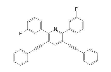2,6-Bis(3-fluorophenyl)-3,5-bis(phenylethynyl)pyridine