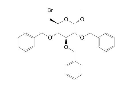 (2S,3S,4S,5R,6S)-2-(bromomethyl)-6-methoxy-3,4,5-tris(phenylmethoxy)oxane