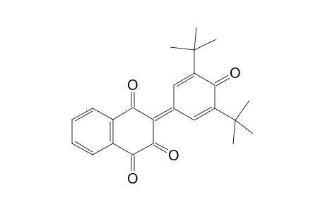 2-[3',5'-di(t-Butyl)-2',5'-cyclohexadien-4'-on-1'-ylidene)-1,2,3,4-tetrahydronaphthalene-1,3,4-trione