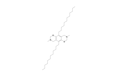 5,10-didodecyl-3,8-dimethyl-2,3,4,7,8,9-hexahydrobenzo[1,2-e:4,5-e']bis([1,3]oxazine)